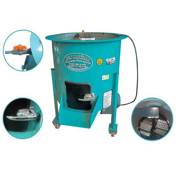 Ceviz Kabuğu Soyma Makinası 80 Kg (Elektrikli)